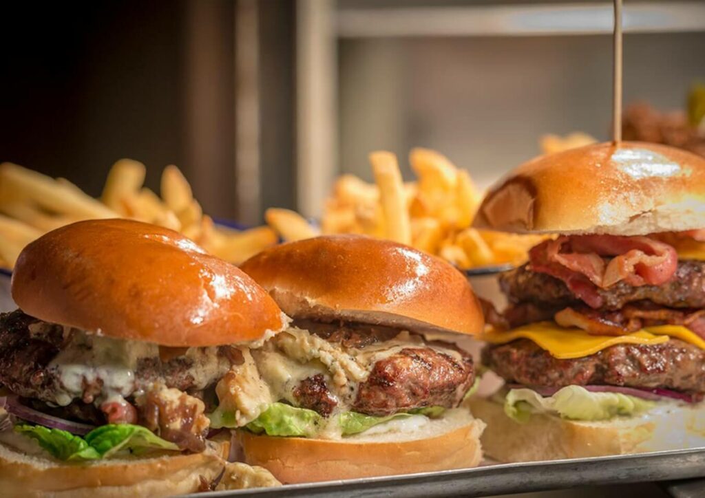 Gorgeous burgers from Three Brothers - Bristol moving day food